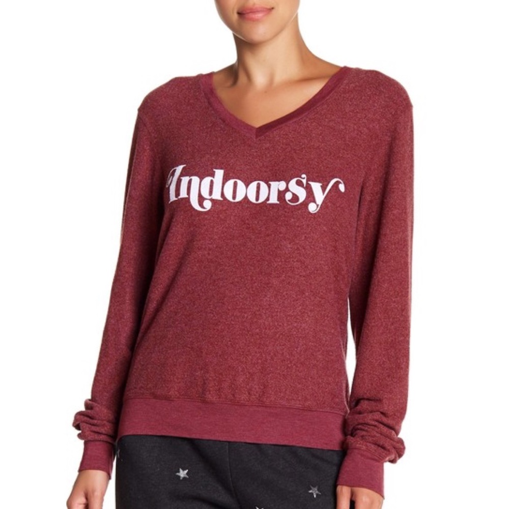 Wildfox Baggy Beach Sweater Top Indoorsy